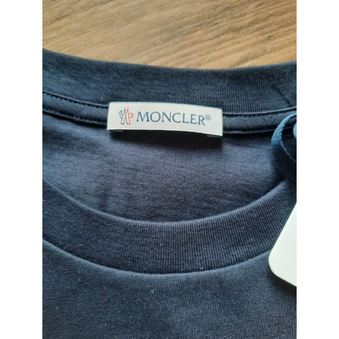 【最終価格！】新品　MONCLER モンクレール　ロゴT ネイビー　12A