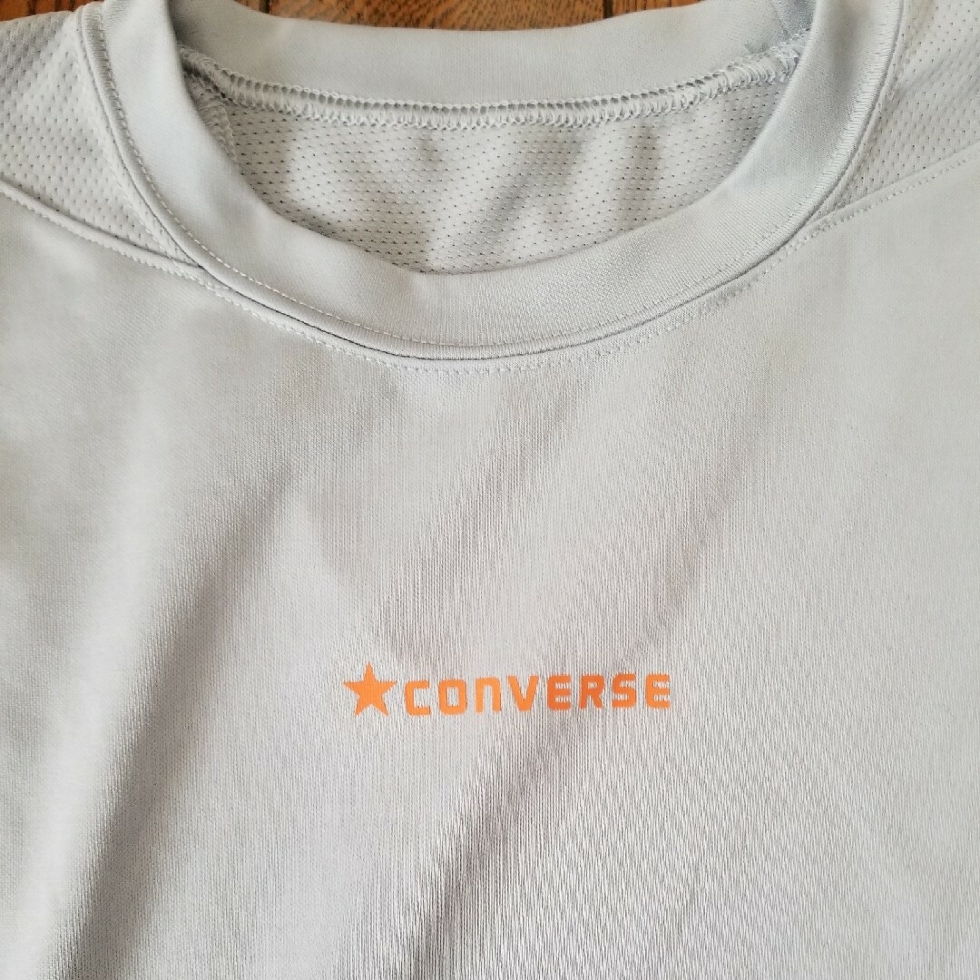 CONVERSE(コンバース)のコンバース　Tシャツ　メンズ　Lサイズ　グレー　used メンズのトップス(Tシャツ/カットソー(半袖/袖なし))の商品写真