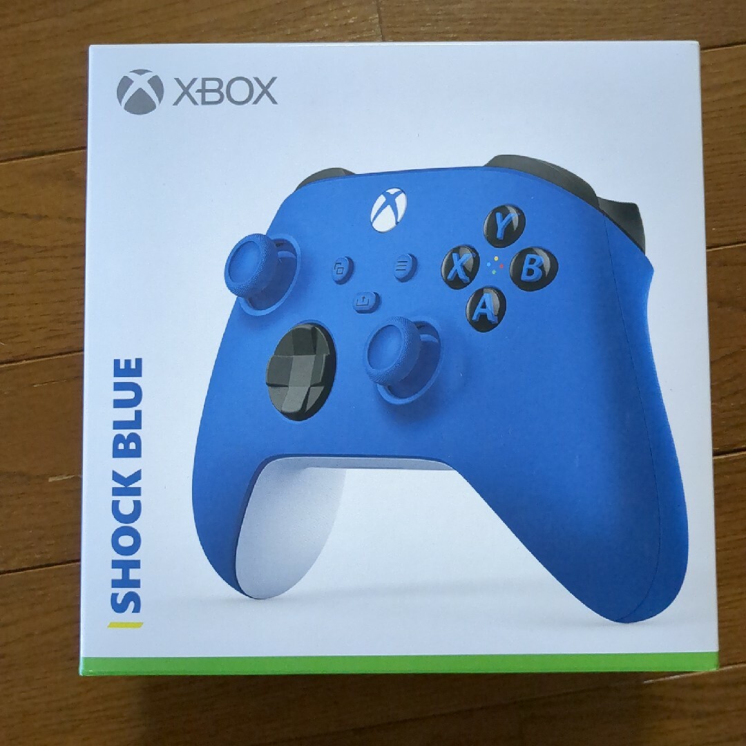 XBOX コントローラ　ショックブルー