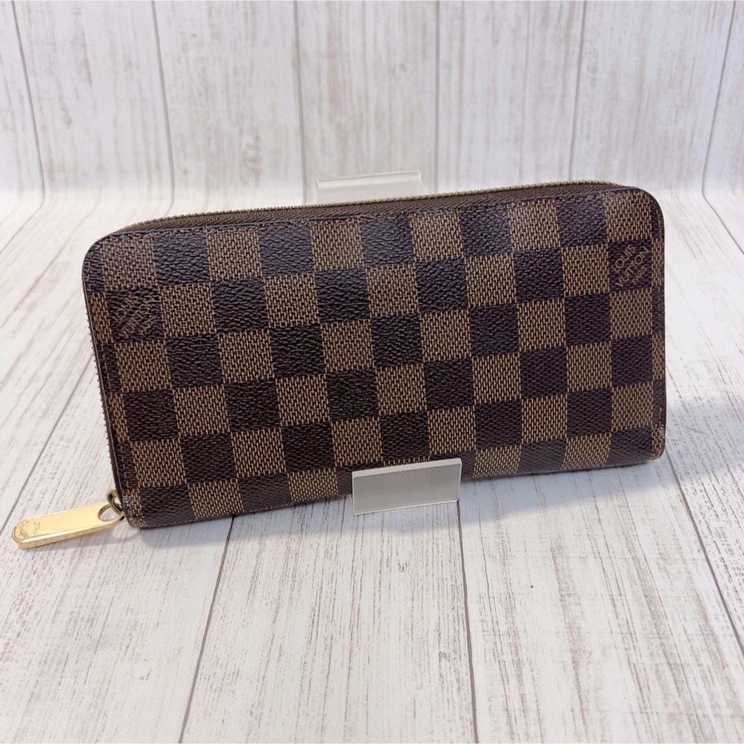 LOUIS VUITTON ダミエ 長財布 ラウンドファスナー長財布 LV