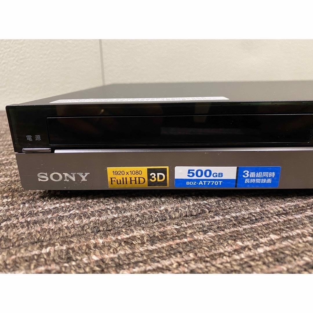 SONY ソニー ブルーレイレコーダー BDZ-AT770T フルセット - 通販