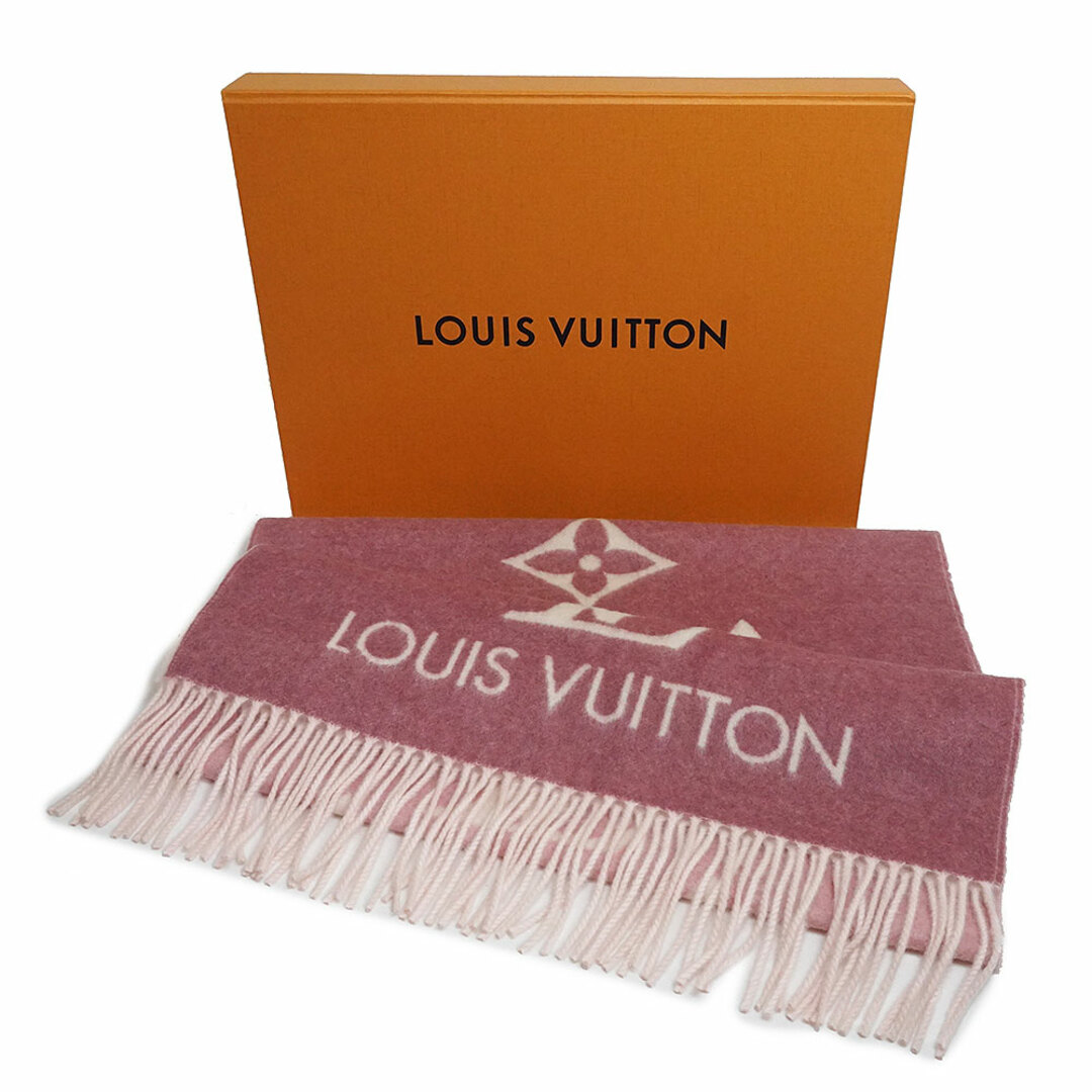 ルイ ヴィトン マフラー レイキャビック グラディエント ストール カシミヤ 100％ ローズクレール ピンク M77375 箱付 LOUIS VUITTON（新品・未使用品） 1