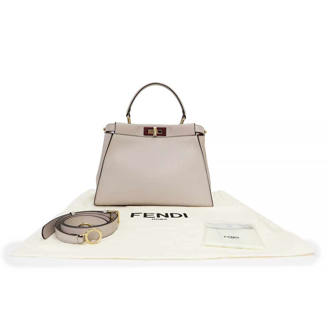 FENDI - フェンディ ピーカブー ミディアム バイカラー 2WAY 斜め掛け