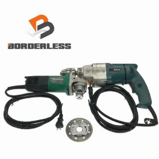 マキタ(Makita)の☆中古品 2点セット☆makita マキタ 振動ドリル HP2032 ディスクグラインダ M967 DIY/日曜大工 73018(工具)