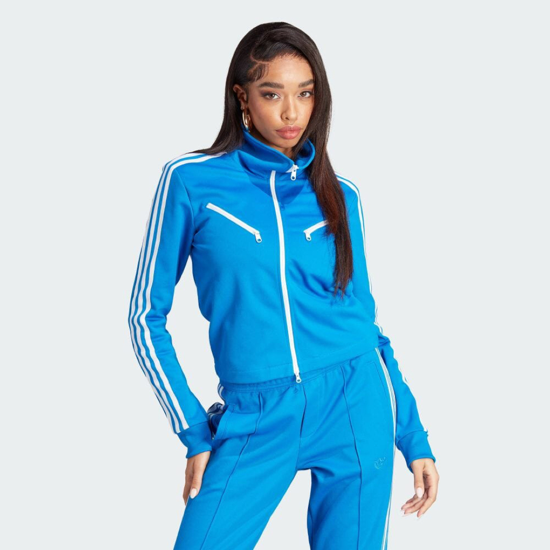 新品定価以下adidas Blue versionアディダス トラックジャケット