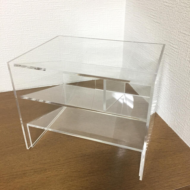 MUJI (無印良品)(ムジルシリョウヒン)の【無印】アクリル小物ラック インテリア/住まい/日用品のインテリア小物(小物入れ)の商品写真