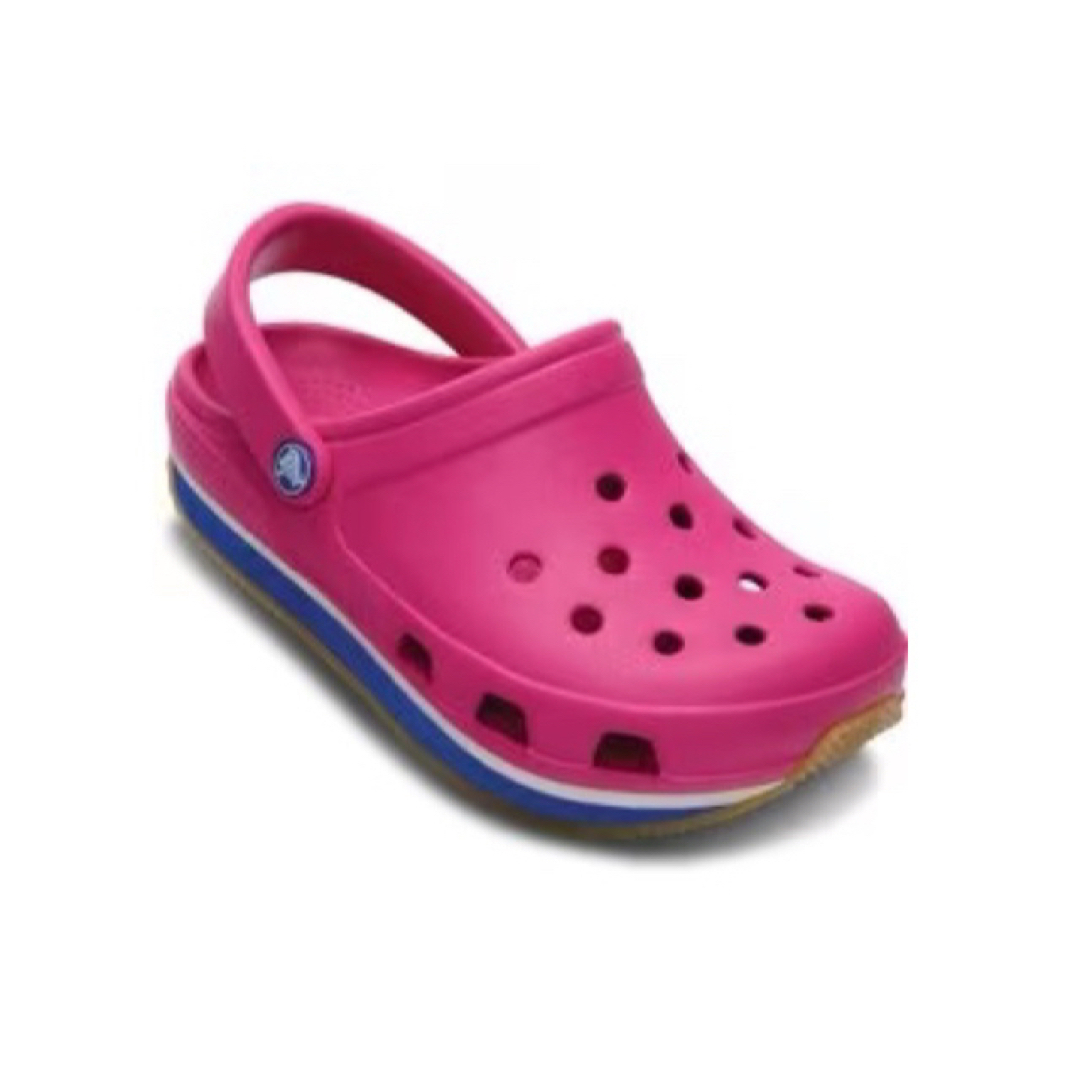 crocs(クロックス)のクロックス レトロ クロッグ crocs サンダル スニーカー ホットピンク レディースの靴/シューズ(サンダル)の商品写真