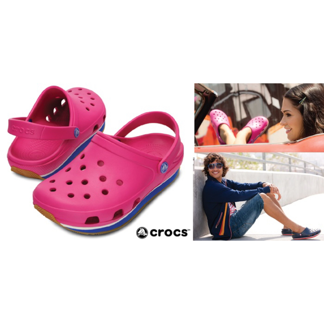 クロックス レトロ クロッグ crocs サンダル スニーカー ホットピンク