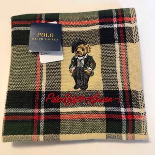 ポロラルフローレン(POLO RALPH LAUREN)のラルフローレン　ポロベアくまさん　テディベア　大判　タオルハンカチ　ハンドタオル(ハンカチ)