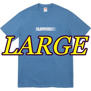 Supreme Motion Logo Tee Purple Large