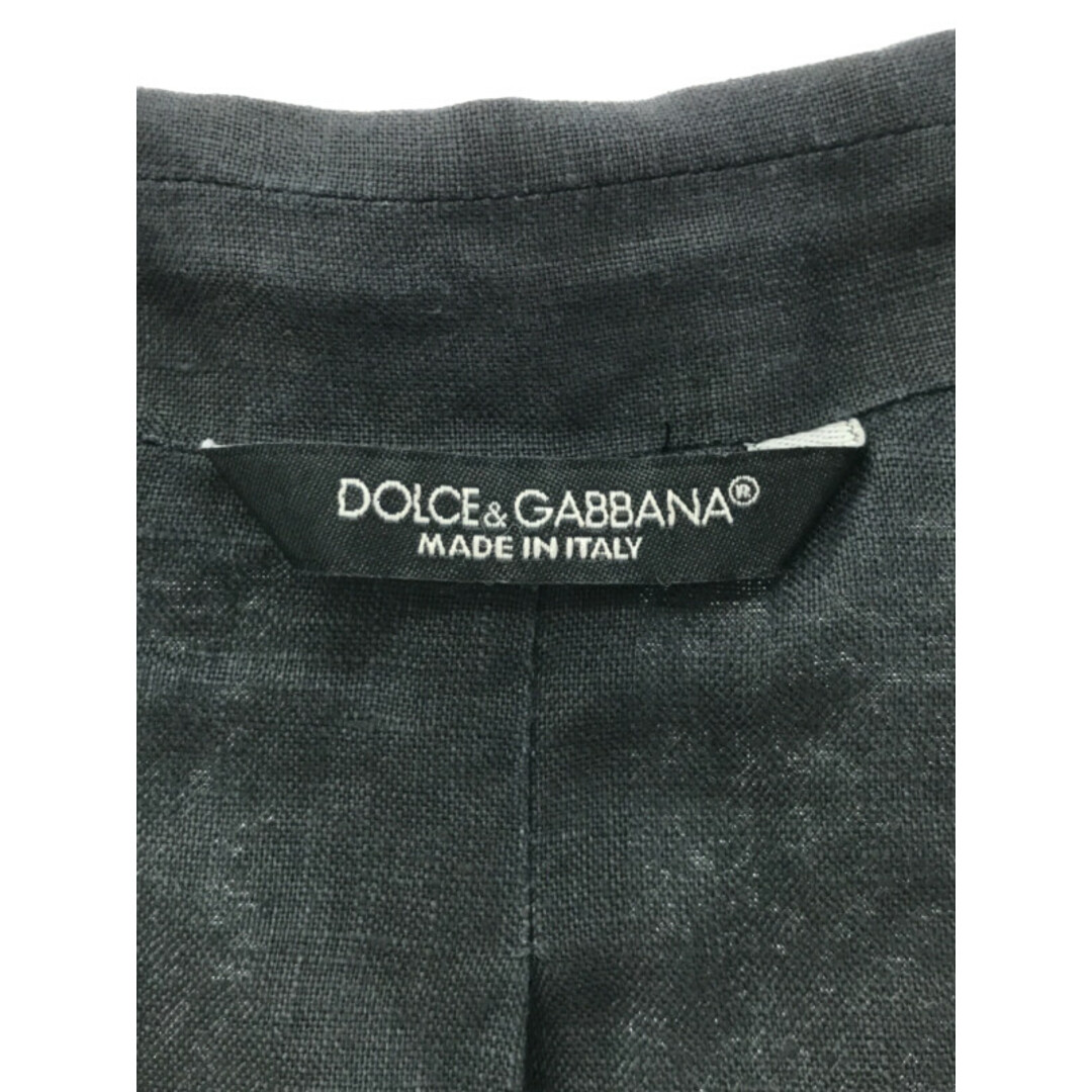 DOLCE&GABBANA  ノッチドラペル リネン1Bセットアップ