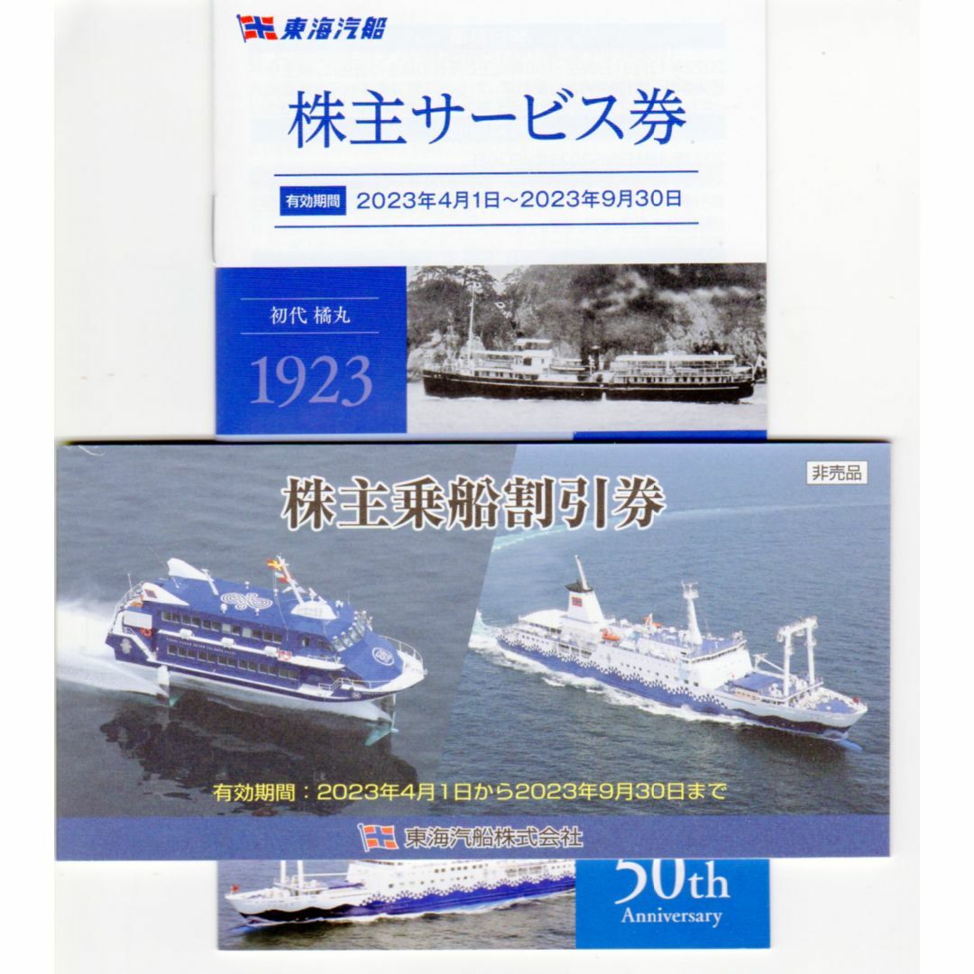 東海汽船 株主優待 10枚