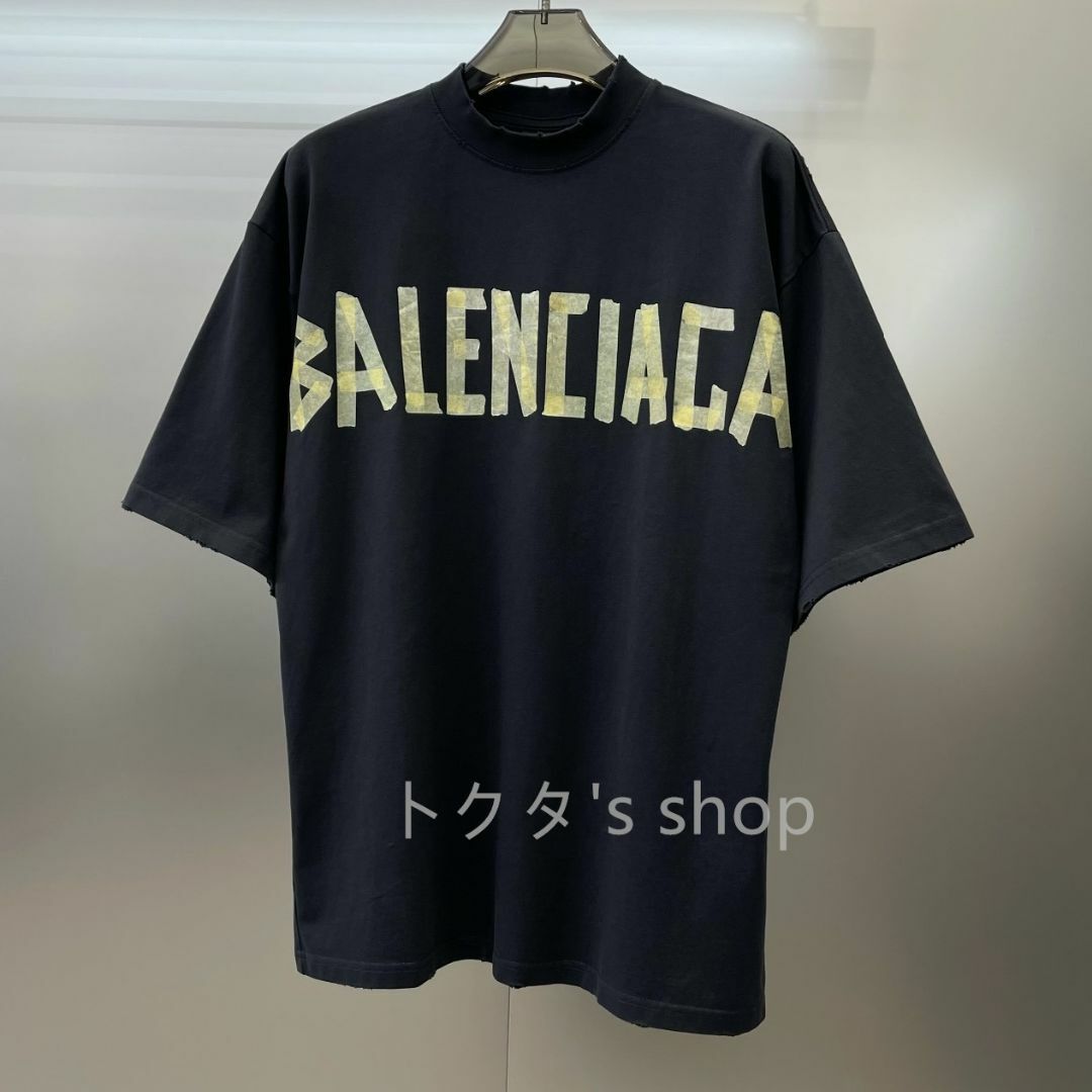 BALENCIAGA バレンシアガ TAPE TYPE 半袖Tシャツ - トップス