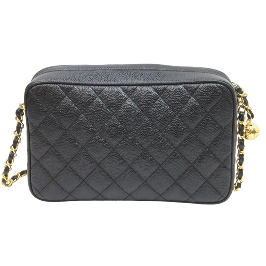 極美品 CHANEL シャネル マトラッセ チェーン ショルダーバッグ 3番台 ボール ココマーク キャビア ブラック 51272 2