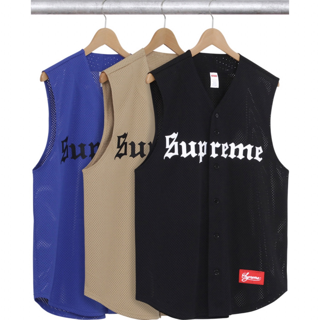 Supreme Sleeveless Baseball Jersey Lサイズ