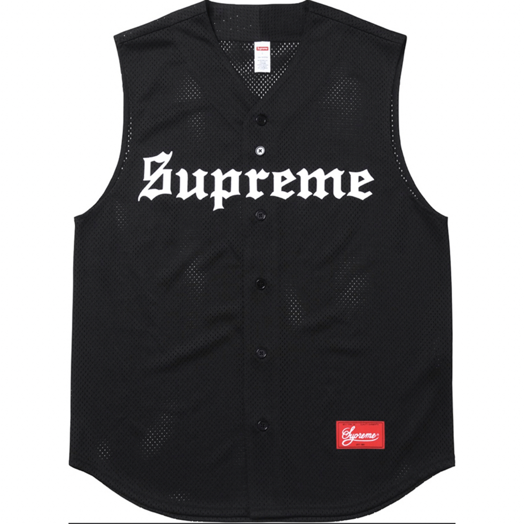 Supreme Sleeveless Baseball Jersey 1