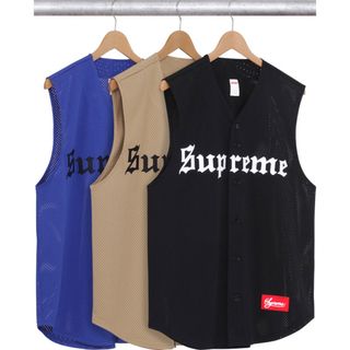 Supreme Sleeveless Baseball Jersey