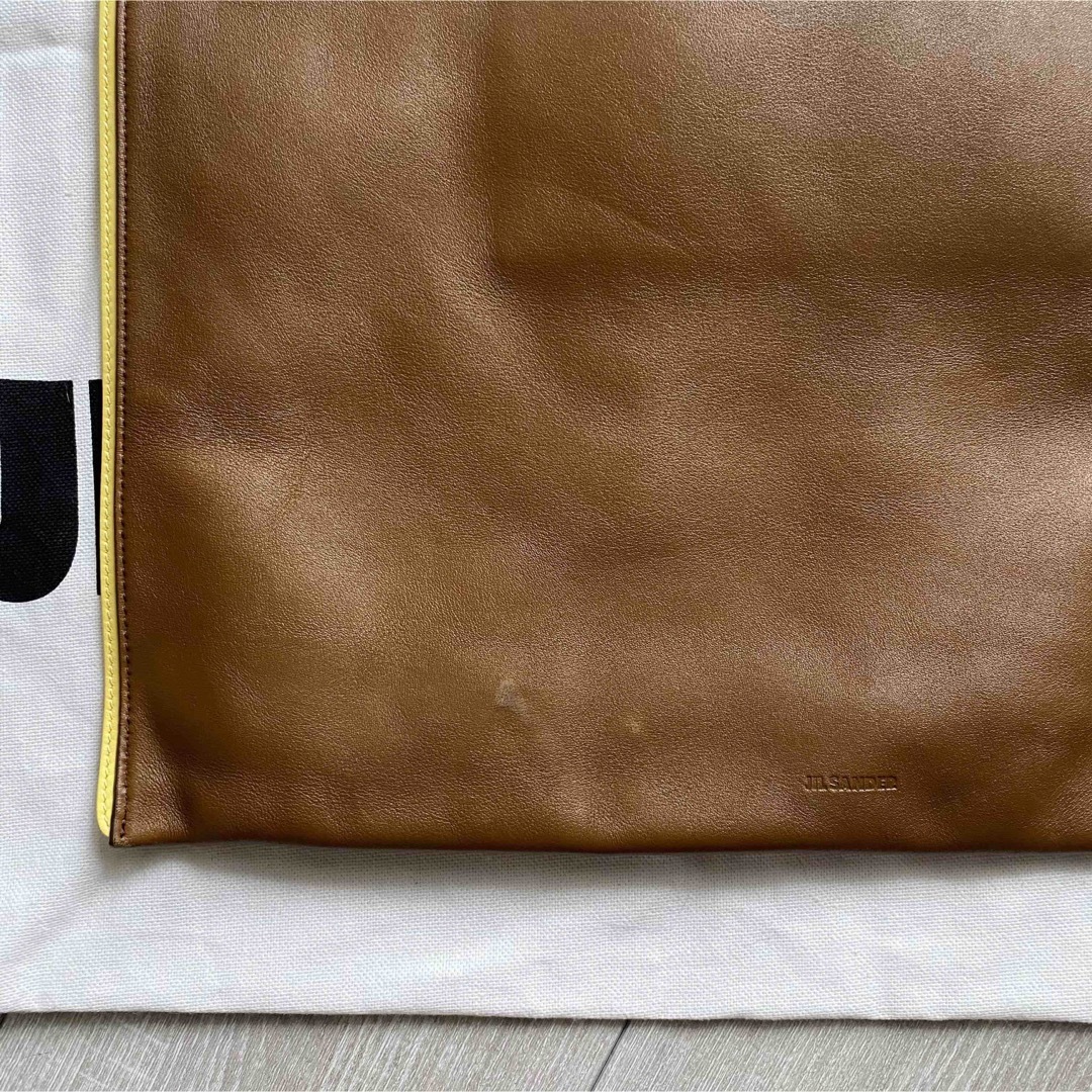 JIL SANDER ジルサンダーのリボンボーダートートバッグ