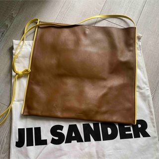 ジルサンダー(Jil Sander)のJIL SANDER ジルサンダーのリボンボーダートートバッグ(トートバッグ)