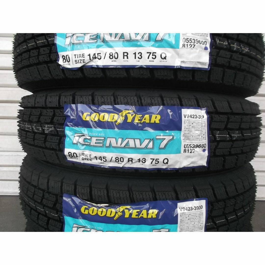 全国送料込■グッドイヤーアイスナビ7■145/80R13■タント・ミラ