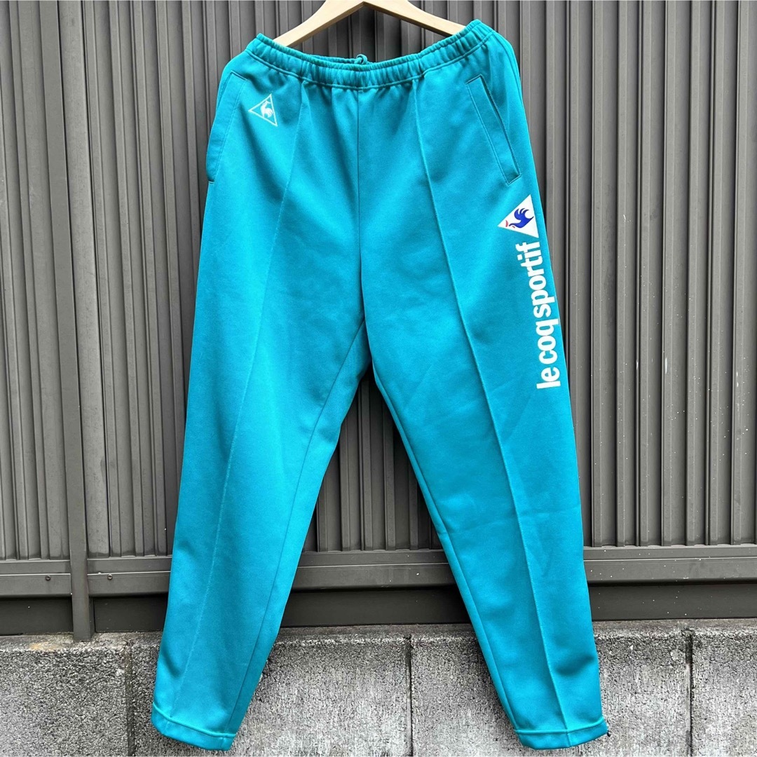 【希少カラー】le coq sportif/トラックジャージ上下/ライムグリーン