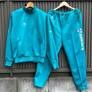 ルコックスポルティフ(le coq sportif)の【vintage】 セットアップ ジャージ ・グリーン(ジャージ)