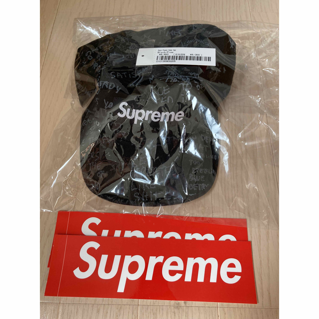 Supreme - Supreme 23SS Gonz Poems Camp Cap Blackの通販 by カウウズ's shop