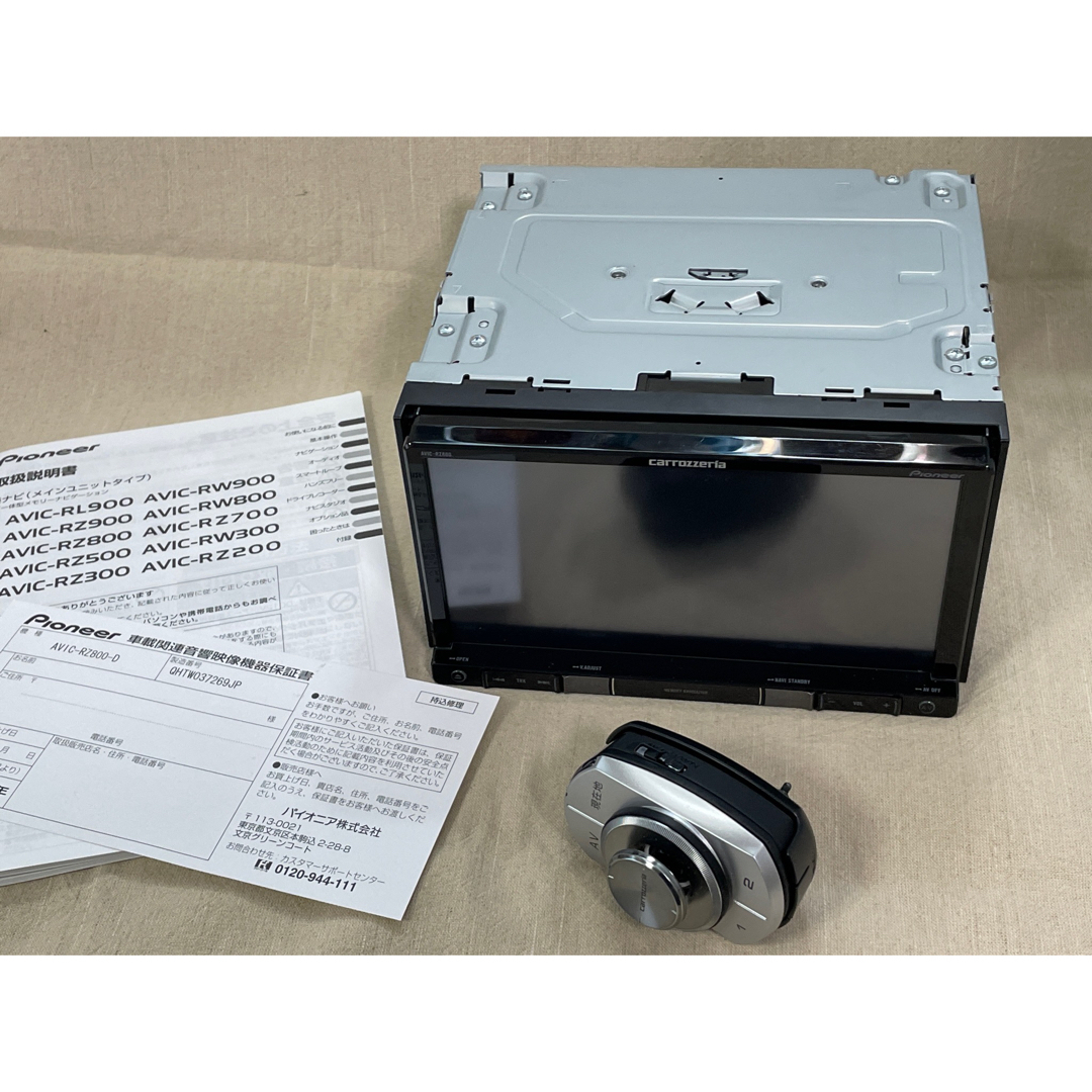 ジャンク品　パイオニア　AVIC-RZ800-D(CD-SC01付)