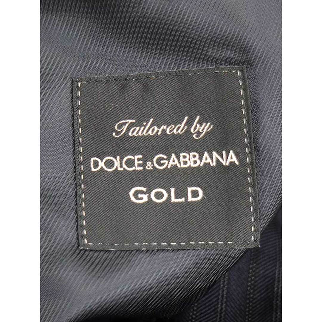 DOLCE&GABBANA  GOLD ストライプ3ピースセットアップスーツ