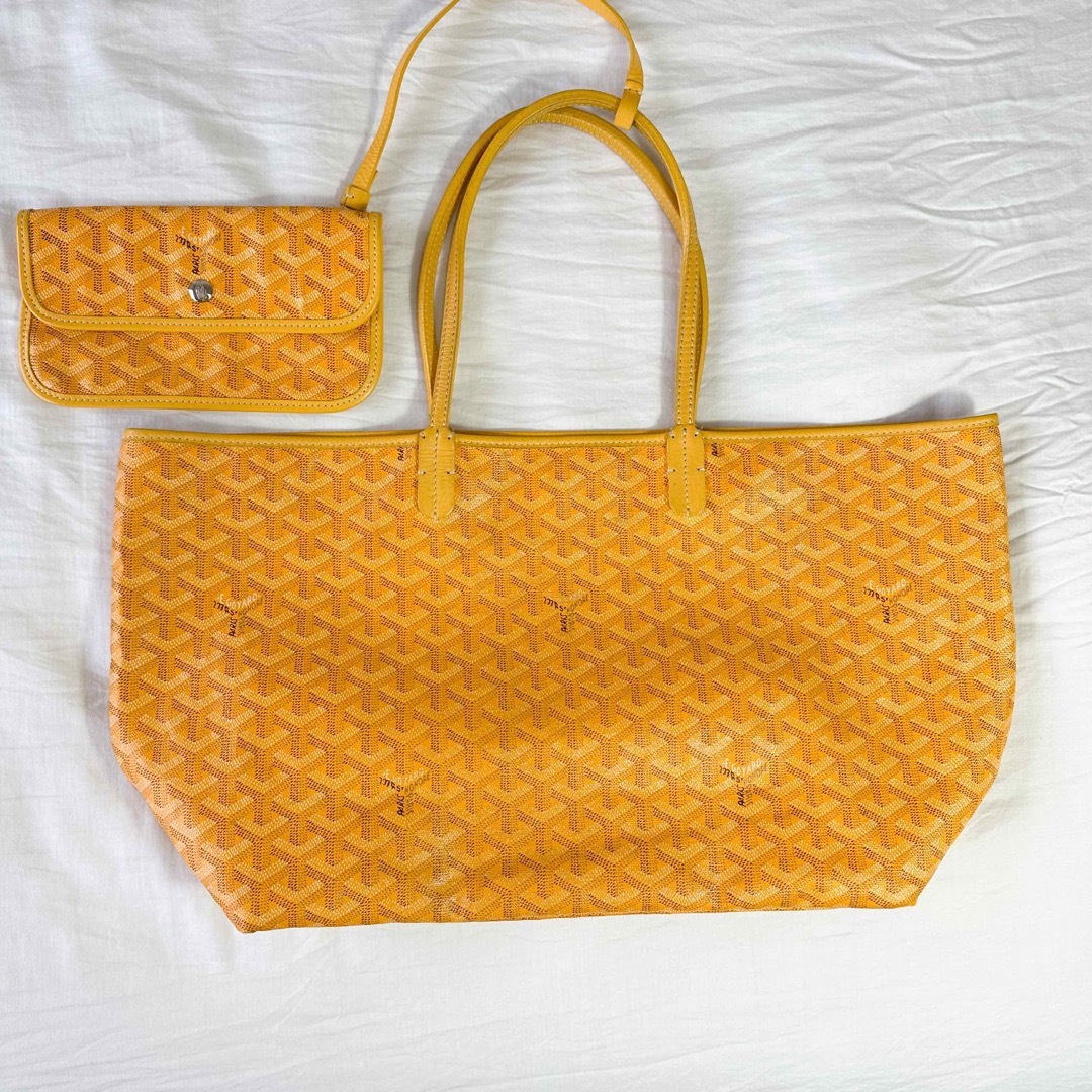GOYARD - GOYARD ゴヤール サンルイ PM イエロー トートバッグの通販