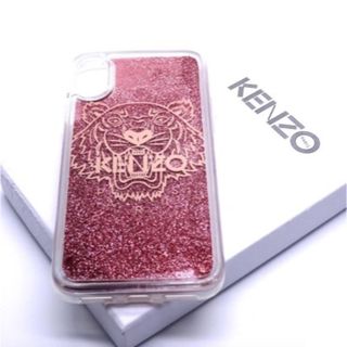 ケンゾー(KENZO)の【新品】KENZO キラキラ iPhoneX iPhoneXSケース(iPhoneケース)