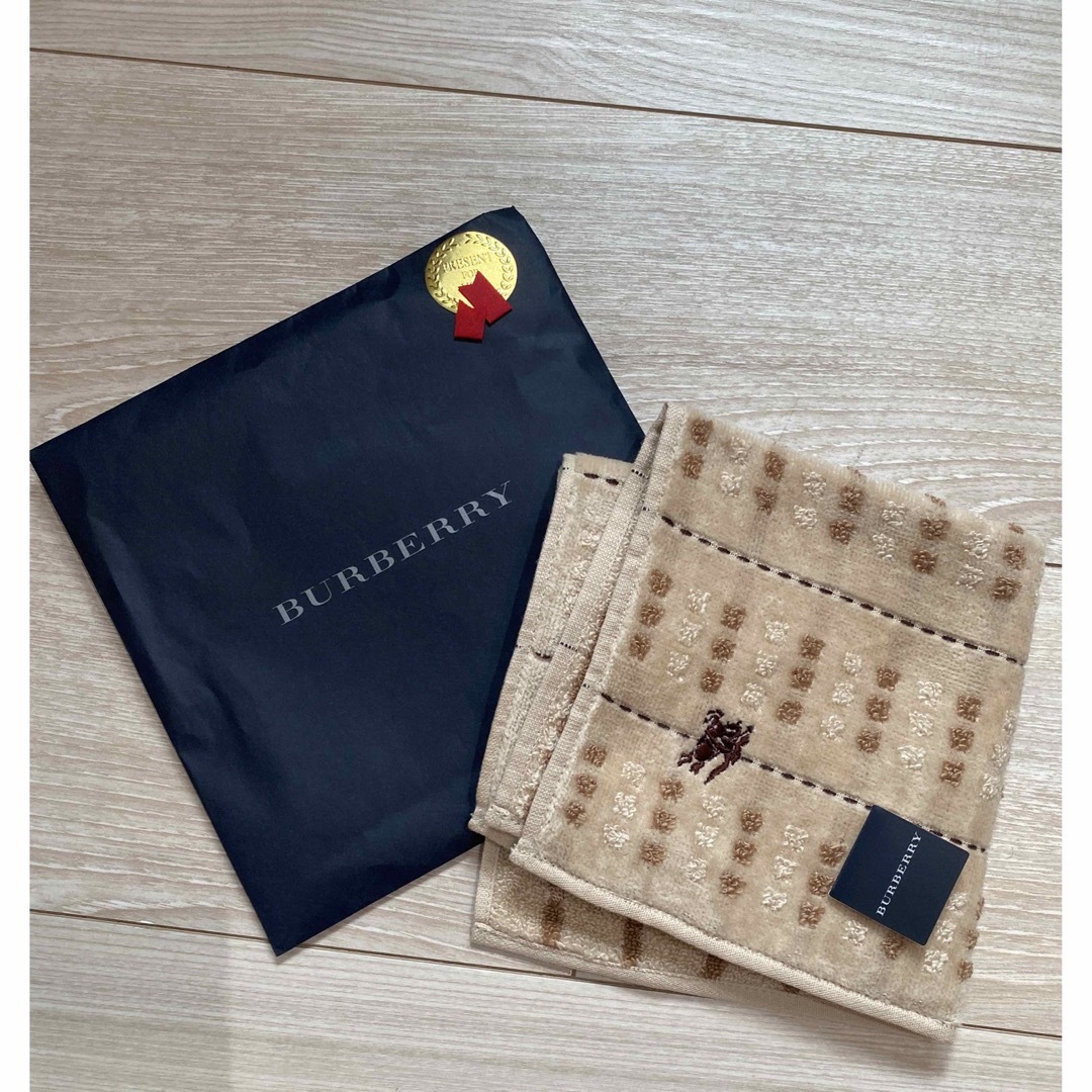 BURBERRY(バーバリー)のバーバリー　タオルハンカチ　 メンズのファッション小物(ハンカチ/ポケットチーフ)の商品写真