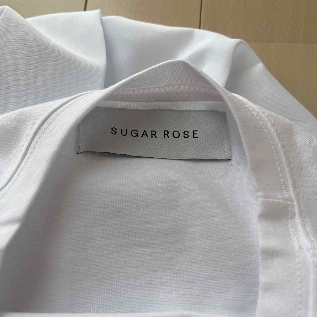 Sugar Rose(シュガーローズ)のSUGARROSE バックプリーツTシャツ レディースのトップス(Tシャツ(半袖/袖なし))の商品写真