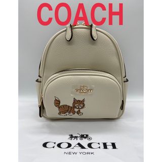 コーチ(COACH)の★新品★コーチ　ミニ コート バックパック ウィズ ダンシング キトゥン (リュック/バックパック)