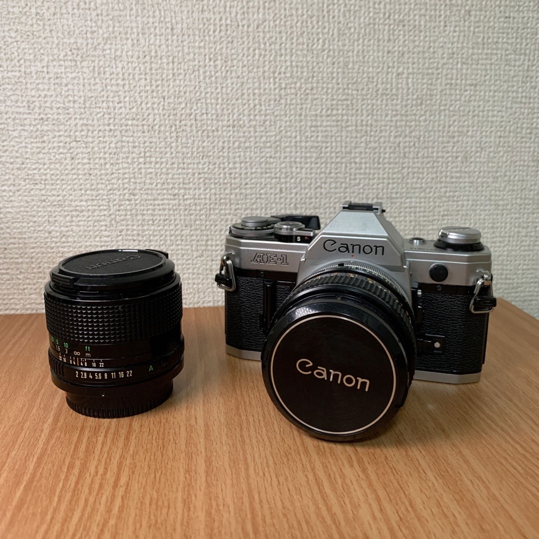 カメラCanon AE-1 + FDレンズ2本セット