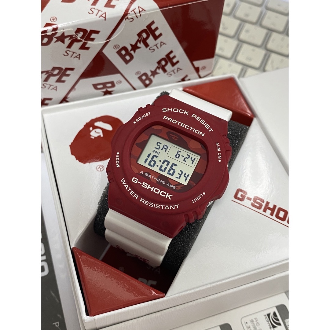 G-SHOCK/限定/エイプ/DW-5750/迷彩/BAPE/コラボ/スティング