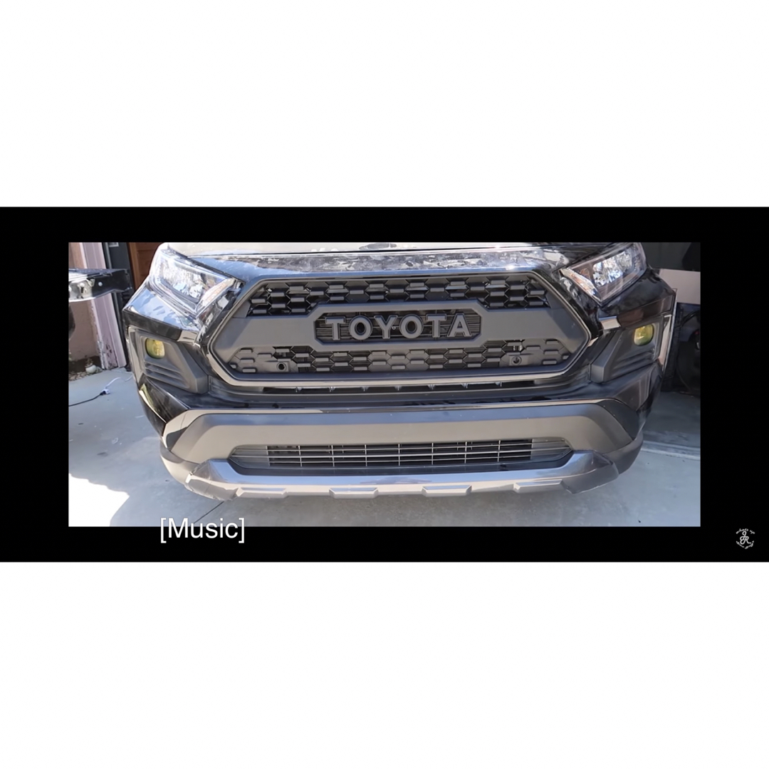 新品 フルセット RAV4 アドベンチャー 50系 タコマ風グリル シルバー-