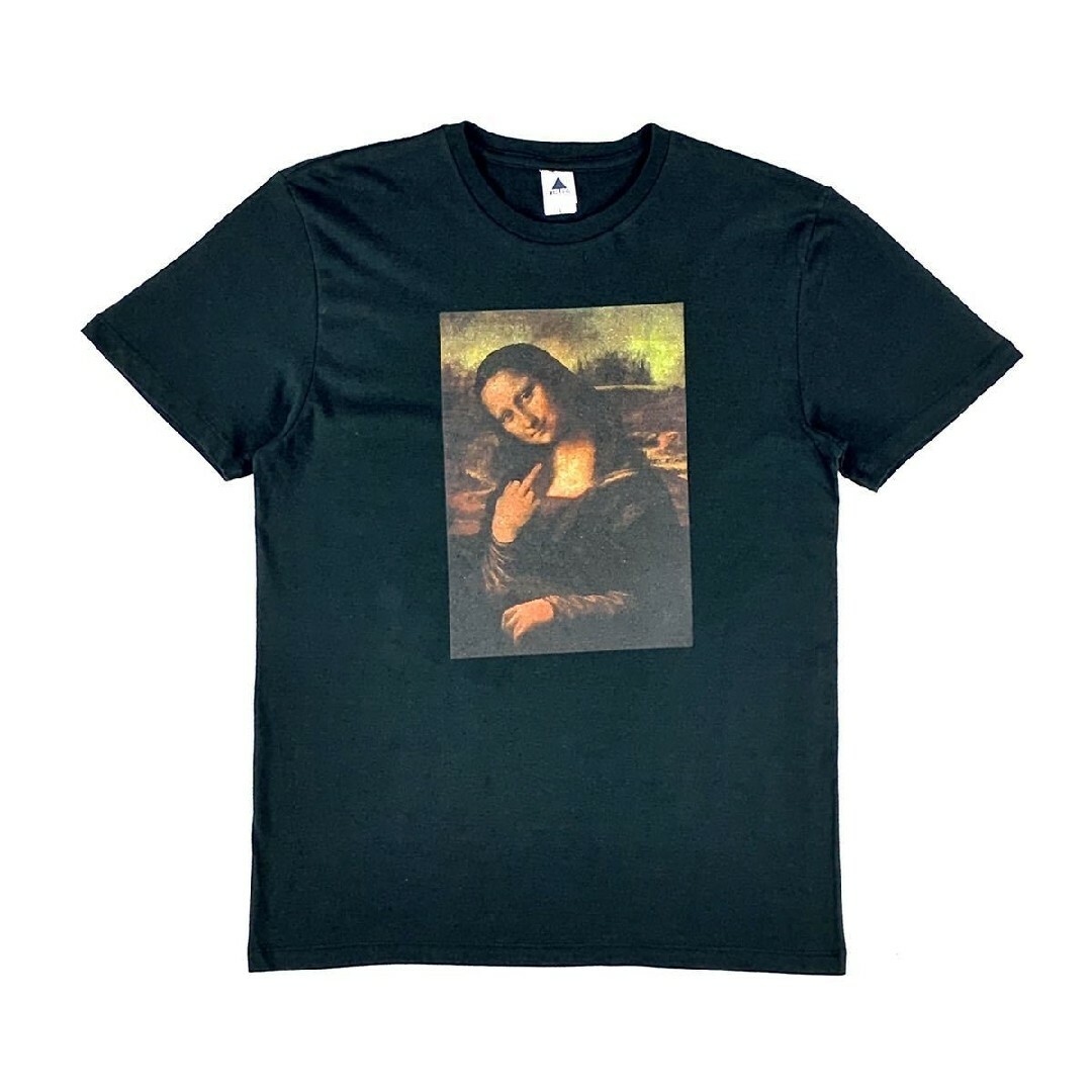 新品 モナリザ ファック ユー 中指 ダヴィンチ 名画 アート Tシャツ メンズのトップス(Tシャツ/カットソー(半袖/袖なし))の商品写真