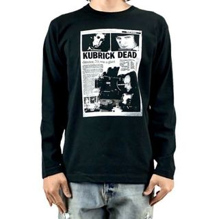 新品 キューブリック 時計じかけのオレンジ 映画監督 訃報 新聞記事 ロンT(Tシャツ/カットソー(七分/長袖))