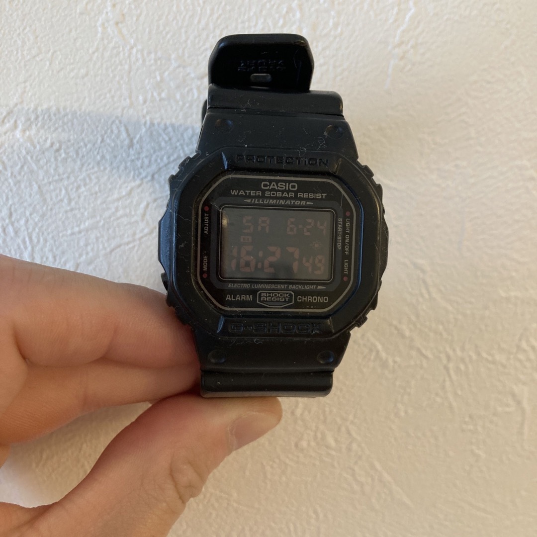 G-SHOCK(ジーショック)のCASIO カシオ G-SHOCK Gショック マットブラック レッドアイ  メンズの時計(腕時計(デジタル))の商品写真