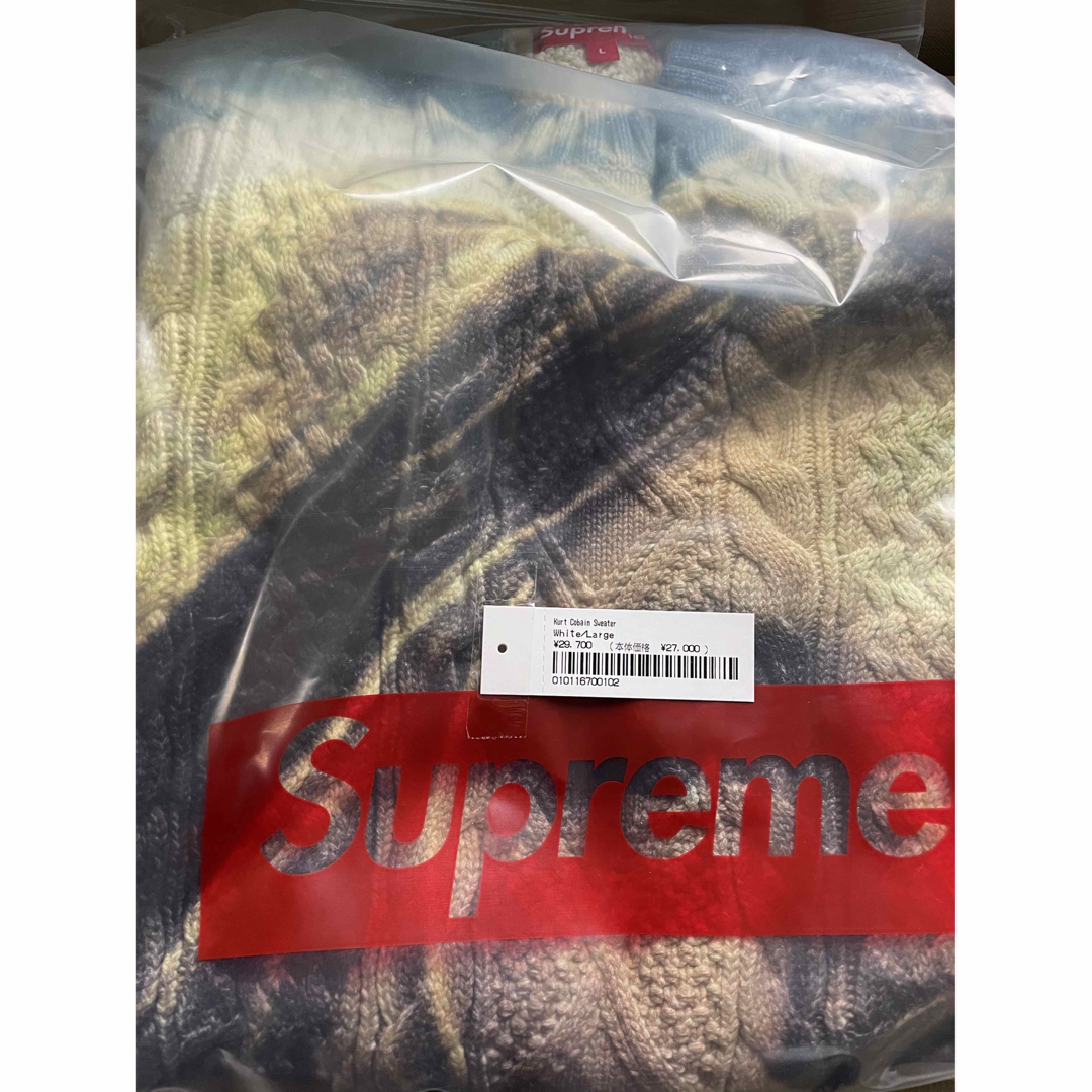 新品 Lサイズ Supreme Kurt Cobain Sweater