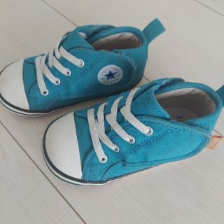 コンバース(CONVERSE)のコンバース　14.5　ブルー(スニーカー)