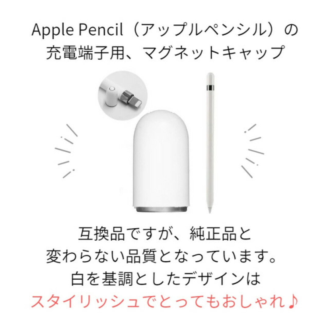 Apple Pencil キャップ アップルペンシル マグネット 互換品 カバー