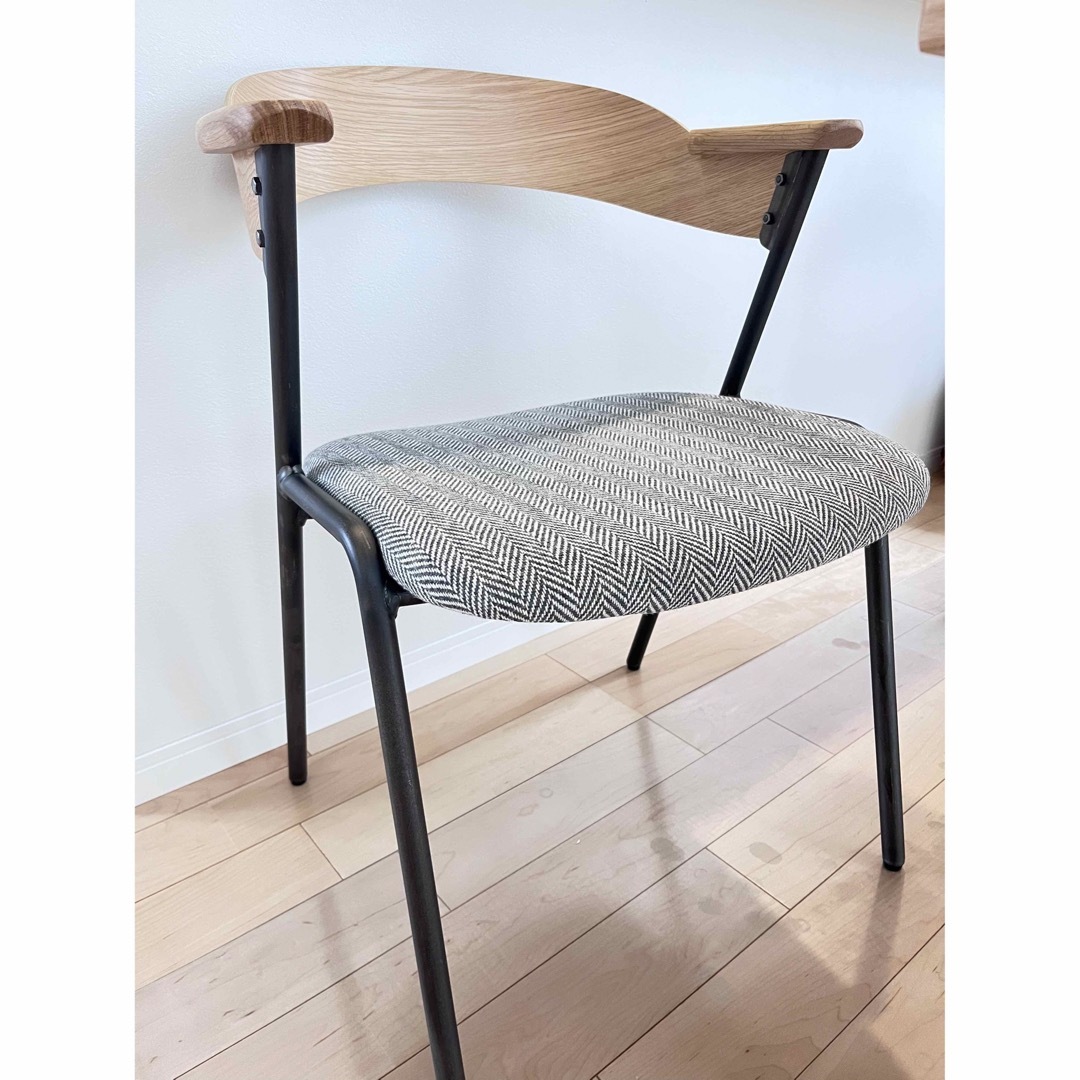 【空様専用です】アデペシュ　danis short arm chair NT インテリア/住まい/日用品の椅子/チェア(ダイニングチェア)の商品写真