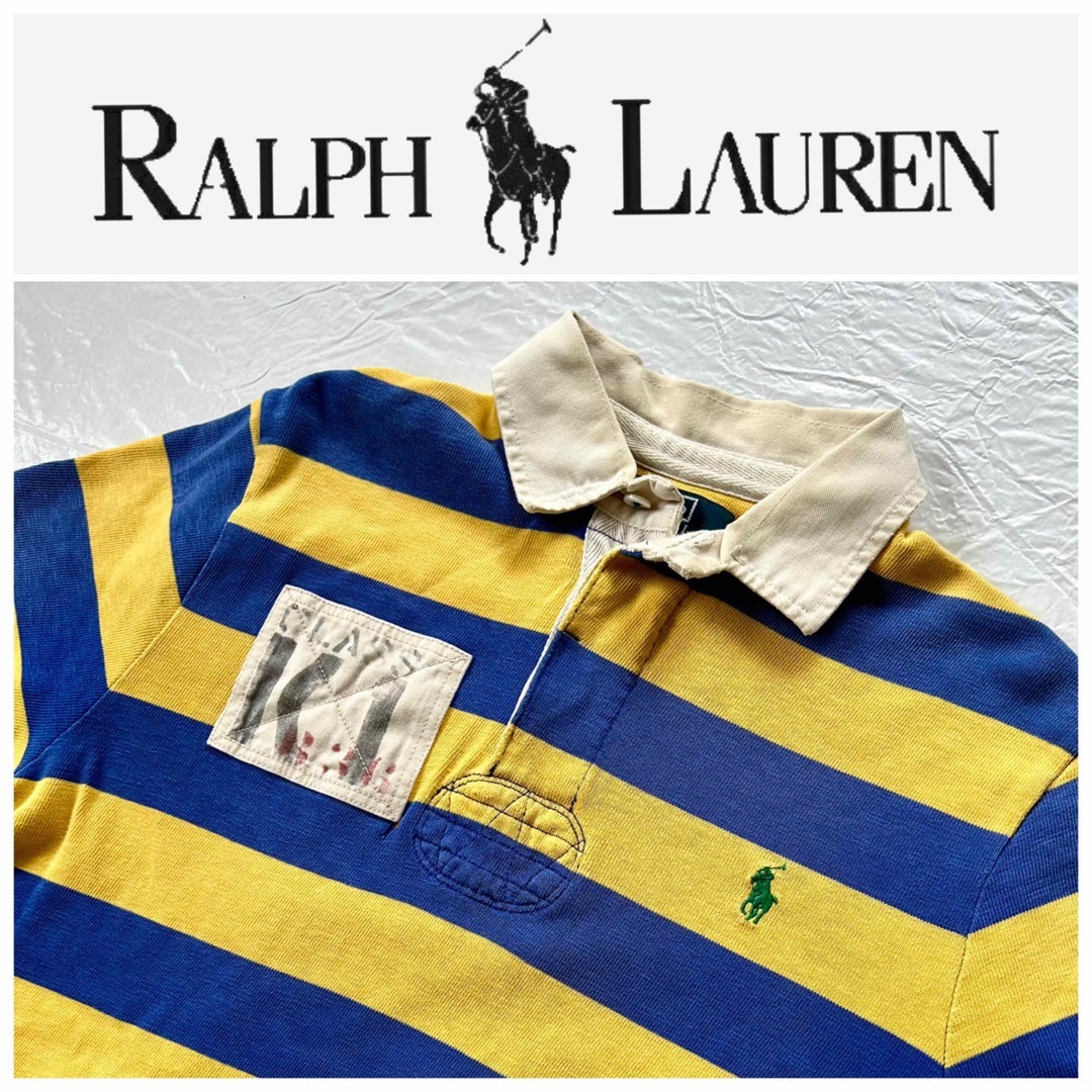 POLO（RALPH LAUREN） - ポロ ラルフローレン／ボーダー柄 半袖ラガー