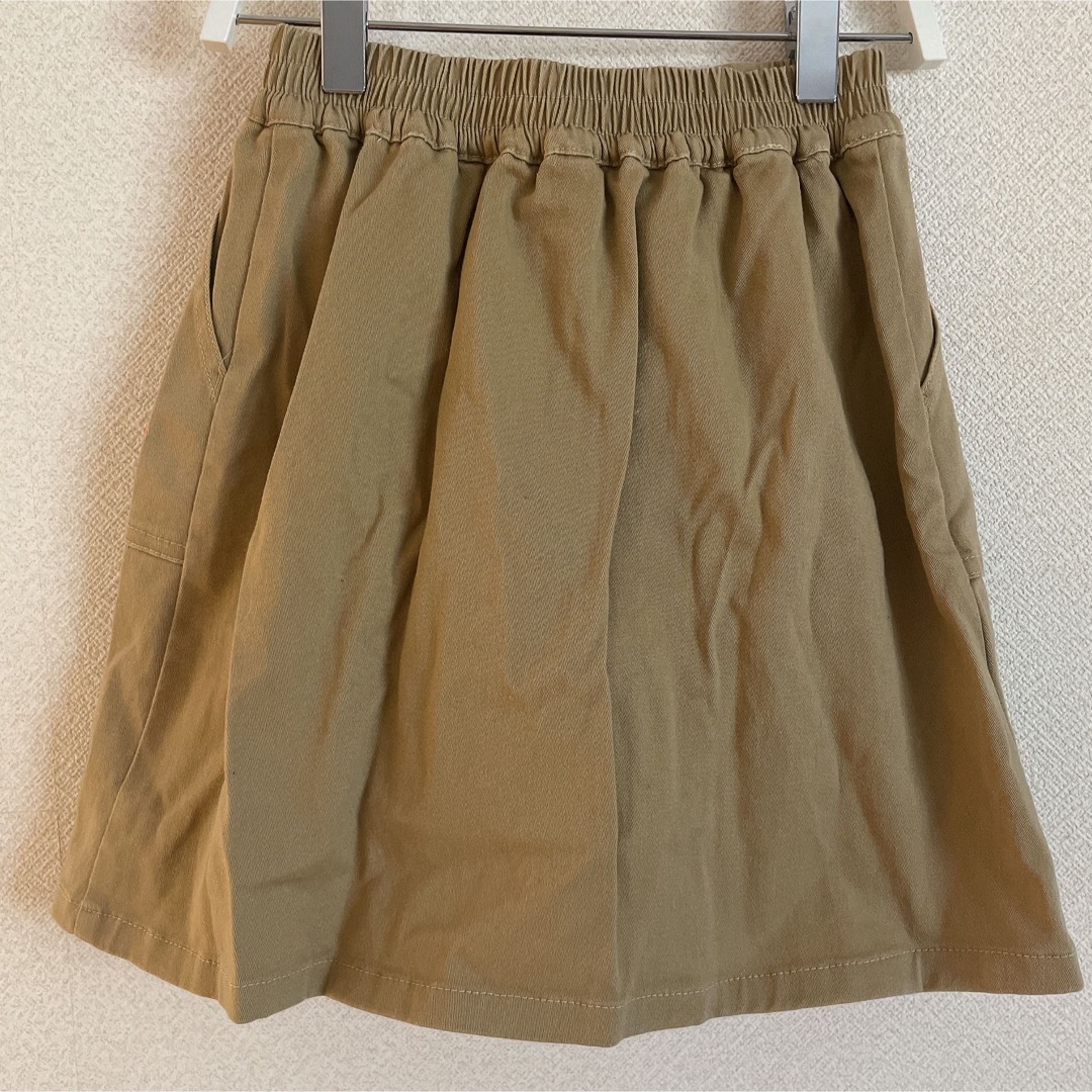 【ラップスカート】 130cm ベージュ キッズ/ベビー/マタニティのキッズ服女の子用(90cm~)(スカート)の商品写真