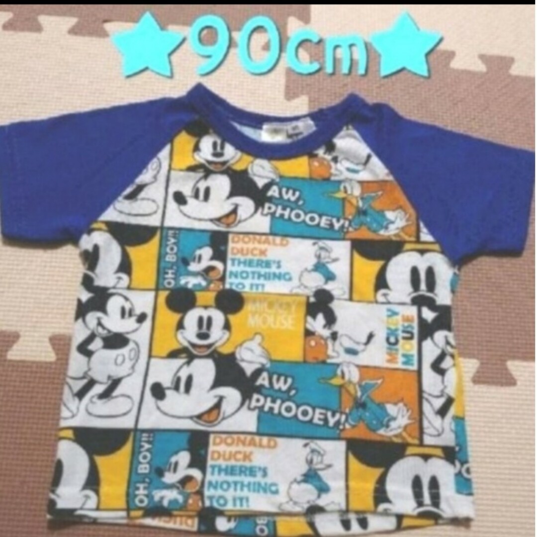 Disney(ディズニー)のミッキー&ドナルドダック✤コミック風Tシャツ キッズ/ベビー/マタニティのキッズ服男の子用(90cm~)(Tシャツ/カットソー)の商品写真