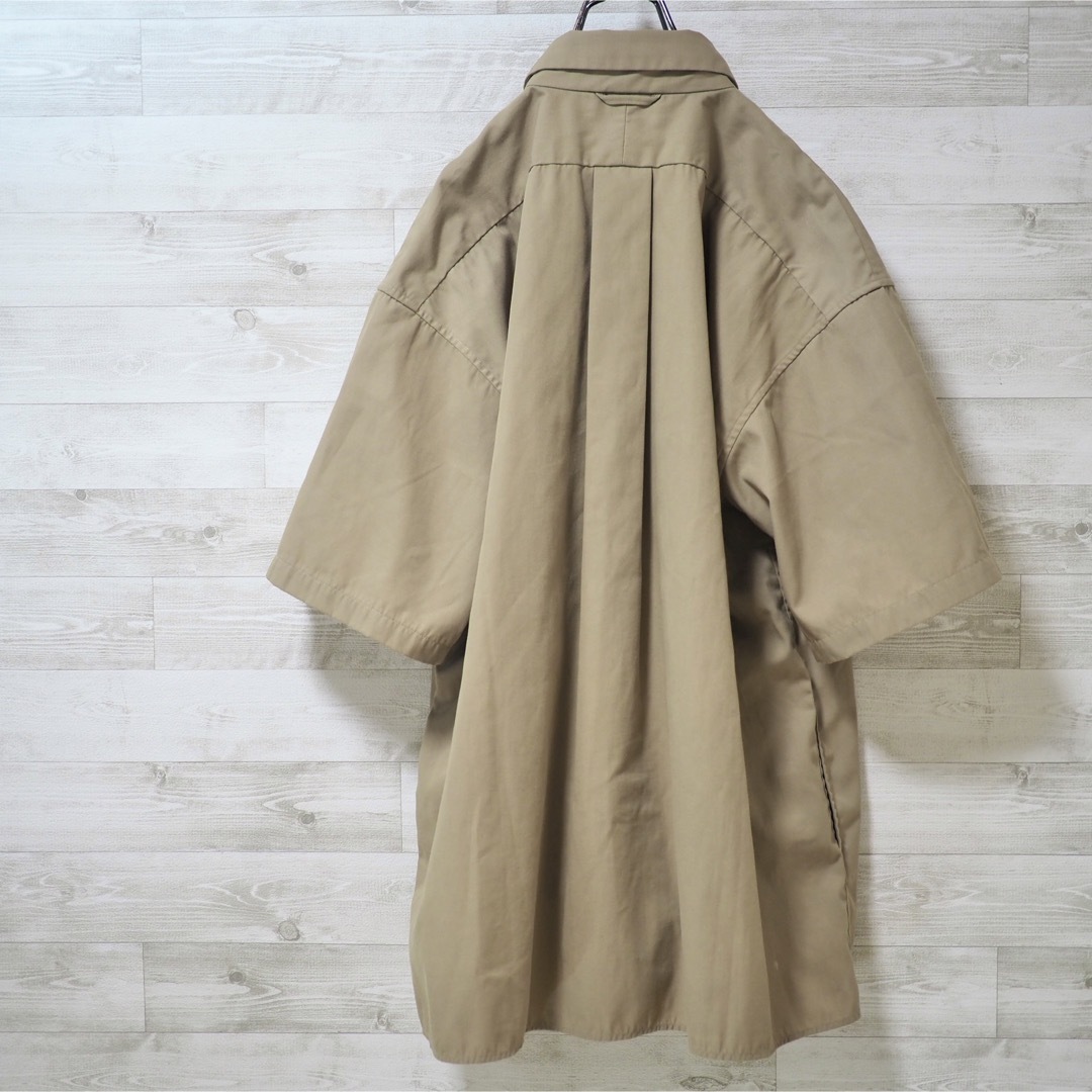 YAECA(ヤエカ)のYAECA Comfort Shirt Wide Square S/S Khak メンズのトップス(シャツ)の商品写真