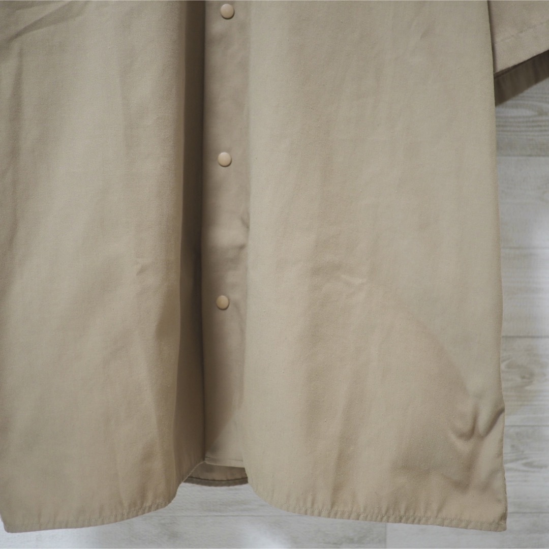 YAECA(ヤエカ)のYAECA Comfort Shirt Wide Square S/S Khak メンズのトップス(シャツ)の商品写真
