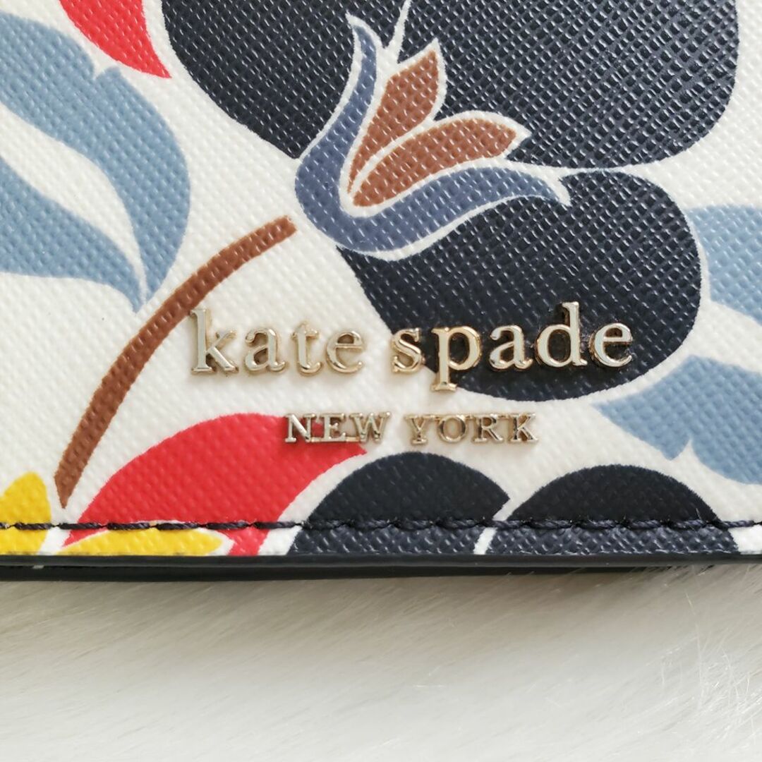 【新品未使用】kate spadeダウンブリージーフローラル柄ポーチマルチポーチ